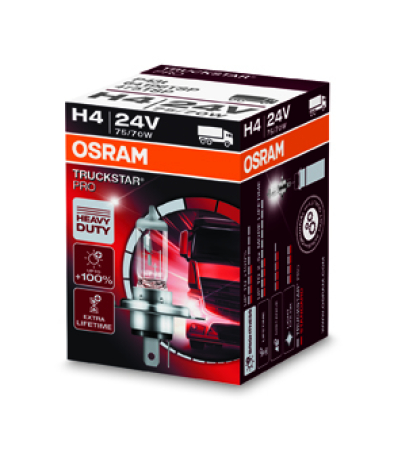 H4 TRUCKSTAR PRO 75/70W 24V P43T FS1 OSRAM OS-64196TSP