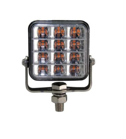 LED-VAROITUSVALO 10-30V|12X2W|74X74X38MM|R65 RVV012K