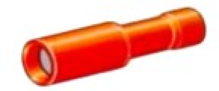 RS A1504HO JATKOLIITIN NAARAS 4 MM PUNAINEN 10KPL | IP PAKKAUS RS9316510