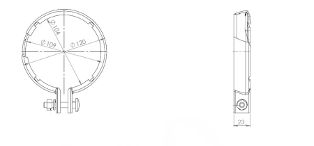 DINEX KIRISTIN PAKOPUTKELLE MB 88,9MM DI-50852