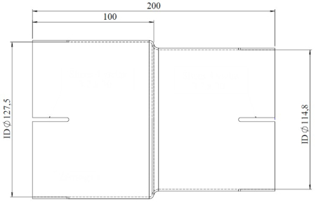 DINEX ADAPTOR (ID/ID) Ø 114,8-127,5 DI-93719