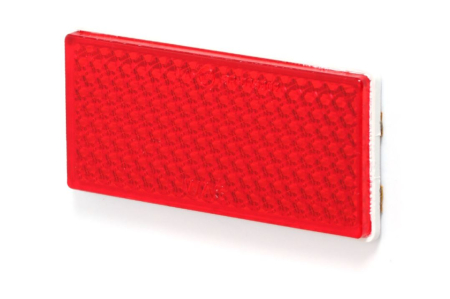 RS HEIJASTIN | PUNAINEN | SUORAKAIDE 105 X 51 MM | TEIPPIKIINNIT RS9157051