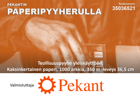 PEKANTIN PAPERIPYYHERULLA 350MX36,5CM 35036521