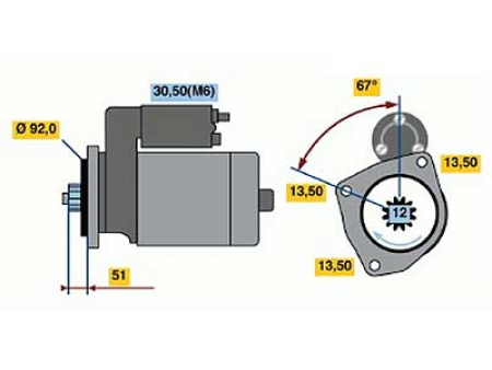 STARTTI # SCANIA R-SARJA 500-620 16.0 L 0001330008