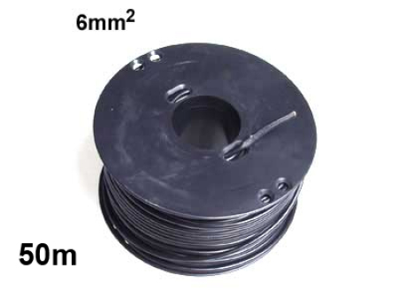 JOHTO 6,0 MUSTA NK/NOKIA 50M KELA 02312239-NK