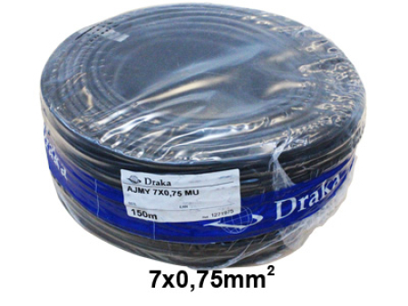 JOHTO AJMY 7X0,75 MUSTA 150M 02314077