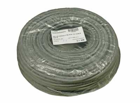 JOHTO-SILICON 2X1,5MM2  MUSTA 100M KELA YLITÄYTÖN ESTIMEN JOHTO 02315200