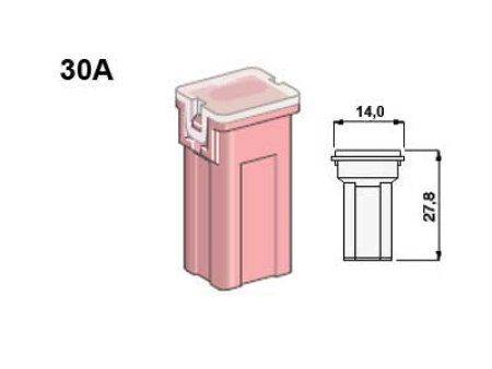 SULAKE MINI JAP 30A PINK 0474030