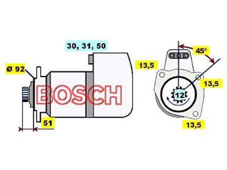 STARTTI VOLVO  0001416061 = 5200-8308/EXC  0986015430