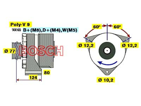 LATURI 24V 100A 0120468143 0986041030