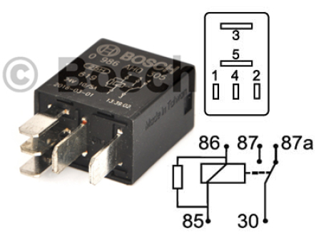 MIKRORELE BOSCH VASTUKSELLA 0986AH0305