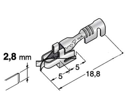 LIITIN 4MM AVO 1,5-2,5MM² ERISTIMIIN JA RELEPOHJIIN 1107212