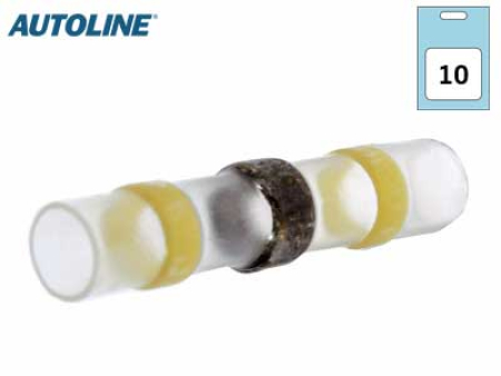 KUTISTELIITIN KELTAINEN TINALLA 3,0-6,0 MM -10KPL 1569-20024