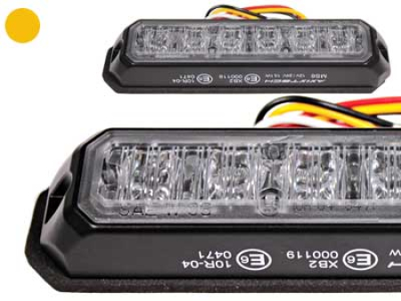 AXIXTECH MS6  KELTAINEN LED-TASOVILKKU R65 CLASS 2 1603-300516