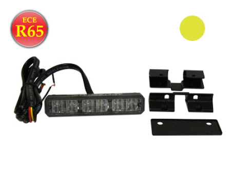 AXIXTECH MS6 KELTAINEN LED-VAROITUSVILKKU JALALLA 1603-300520