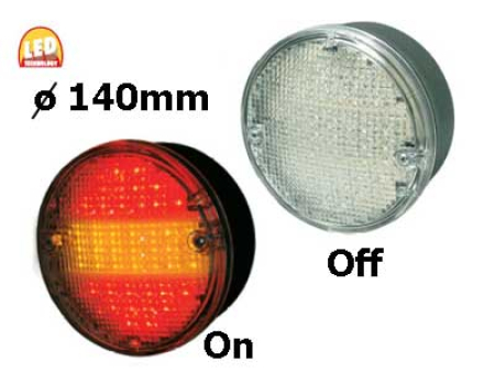 LED-TAKAVALO 140MM KIRKAS # 1606-27671