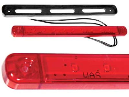 LED-ÄÄRIVALO PUNAINEN 12/24V 1606-27864