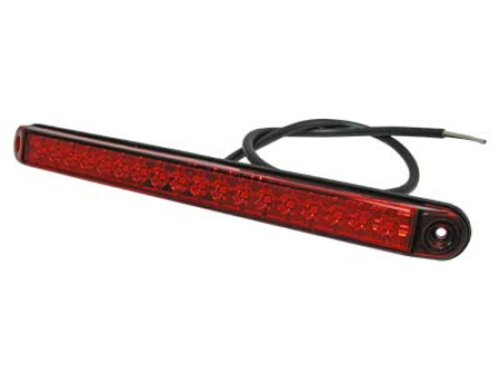 LED-ÄÄRIVALO PUN. 24V 25,2CM PRO-CAN XL 1608-2002