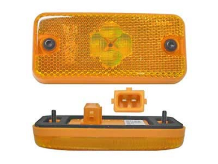 LED-ÄÄRIVALO KELT. VOLVO BUS 4-LED 1608-5032