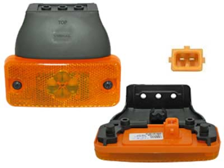 LED-ÄÄRIVALO KELT. VOLVO BUS 2-LED 1608-5060