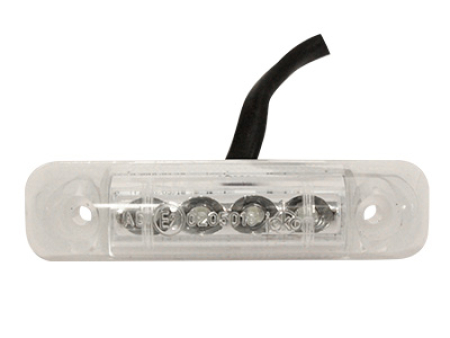 LED-ÄÄRIVALO 24V VALK. 65X16X16MM 1608-6747