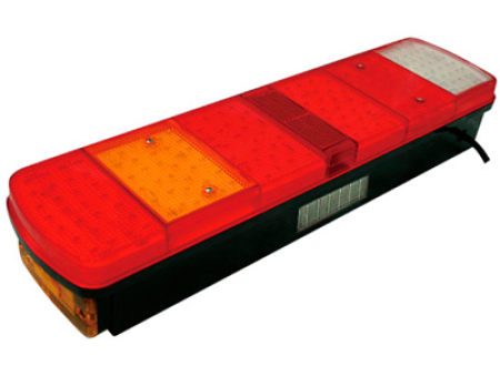 LED TAKAVALO 24V 7-KAM. VASEN REK. VALOLLA 1610-22009