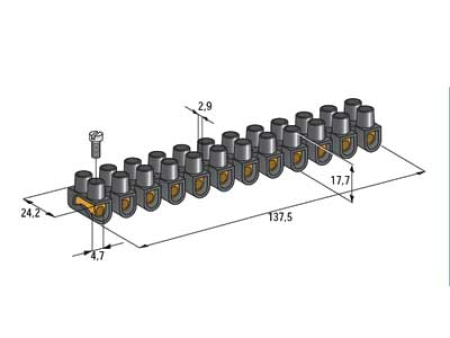 LIITINRIMA MUST 10MM 4430120