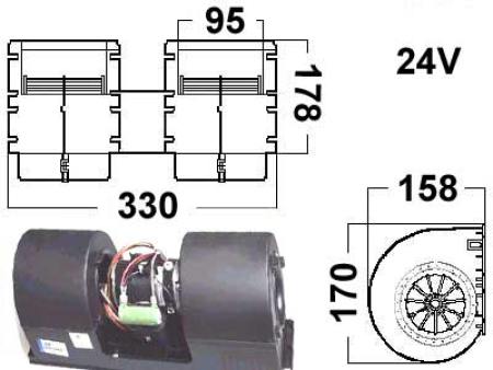 LÄM.MOOT. MB ACTROS TÄYD. 9041-1179P