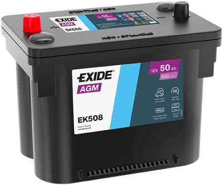 AKKU EXIDE 12/50 AGM EK508
