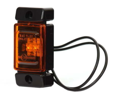 RS LED-ÄÄRIVALO "MINI" | KELTAINEN | 12-24V | 72 X 32 X 23 MM RS9157278