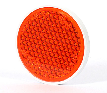 RS HEIJASTIN | KELTAINEN | Ø85MM | RUUVIKIINNITYS M6 | VALKOINEN RS9157027