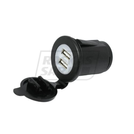 RS USB-RASIA 2 X 5V/2,1A 12-24V DC RS9132043